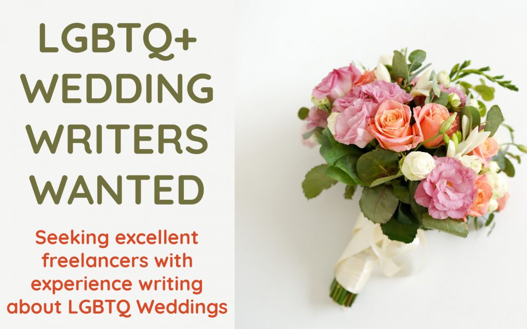 lgbtq weddings content writing job