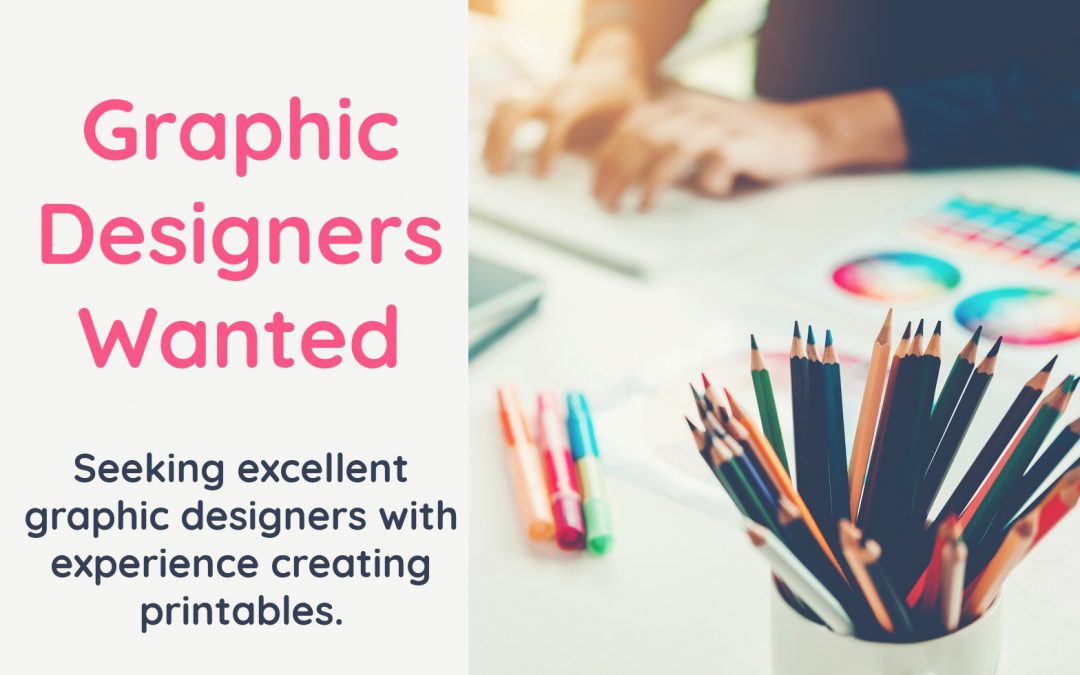 Graphic Design/Printable Designer Job (Freelance)